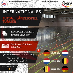 Futsal Testspiel in Düsseldorf